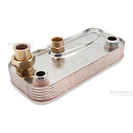 Теплообменник вторичный 190 мм 12 пластин HERMANN ZILMET H015003389