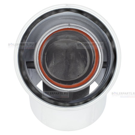 Колено соединительное дымохода FONDITAL 60/100 OCURVCON01