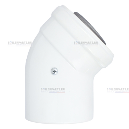 Колено соединительное дымохода FONDITAL 60/100 OCURVCON01