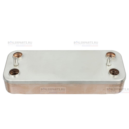 Теплообменник вторичный 190 мм 12 пластин FERROLI ZILMET R8036