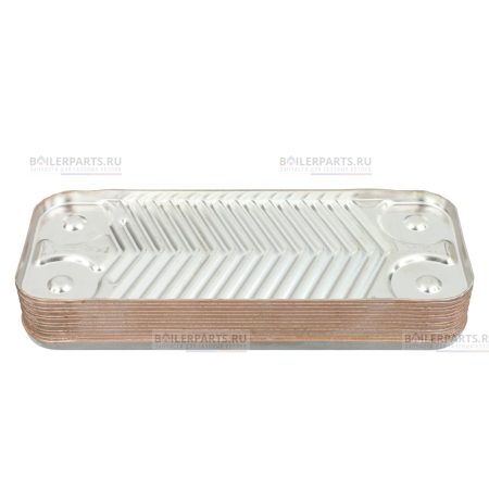 Теплообменник вторичный 190 мм 12 пластин FERROLI ZILMET R8036