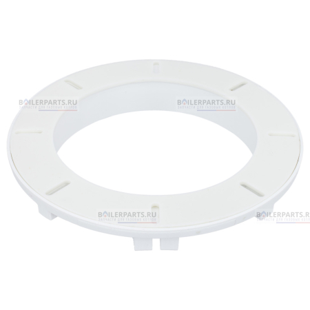 Фланец 100 с прокладкой, винтами и гайкой RAL9016