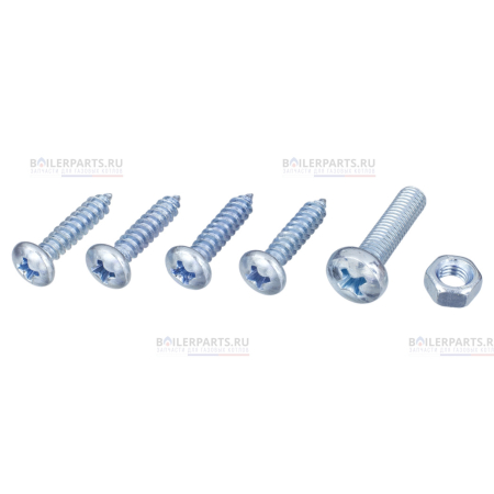 Фланец 100 с прокладкой, винтами и гайкой RAL9016