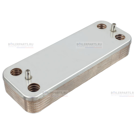 Теплообменник вторичный 207 мм 12 пластин SAUNIER DUVAL ZILMET S1016600