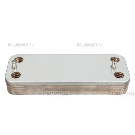 Теплообменник вторичный 207 мм 12 пластин SAUNIER DUVAL ZILMET S1016600