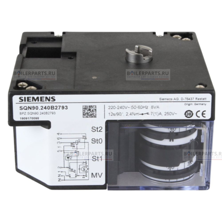 Cервопривод Siemens SQN90.240B2793