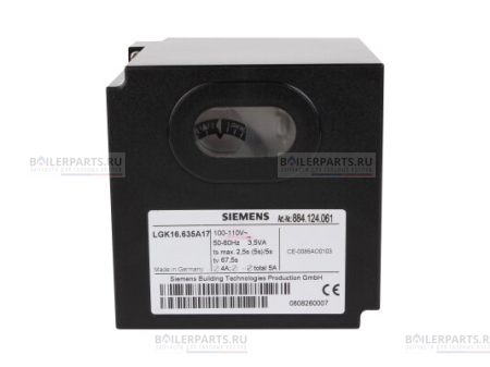 Топочный автомат Siemens LGK16.635A17