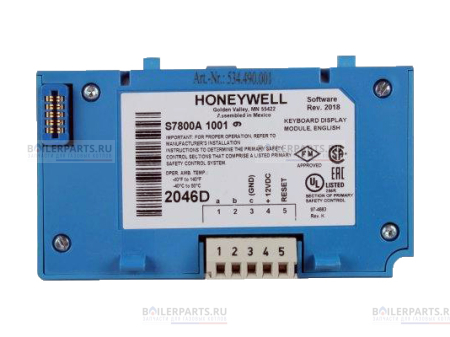 Плата дисплея HONEYWELL S7800A1001