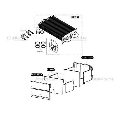 Комплект изоляции камеры сгорания SAUNIER DUVAL S1023600