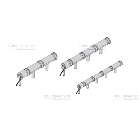 Каскад-дымоход 3х125/150 для котлов Viessmann Vitodens 200-W кВт ZK00680