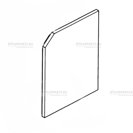 Стенка боковая, правая для котлов Vaillant 074772