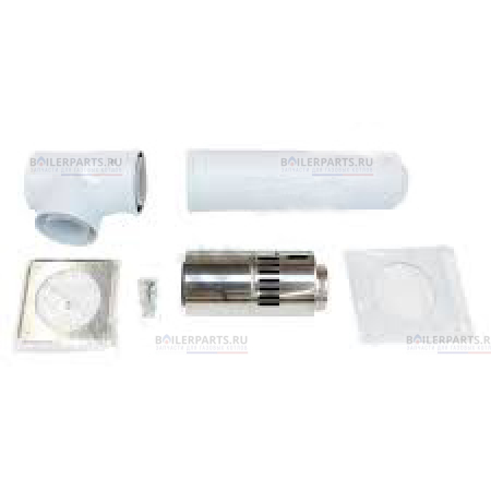 Горизонтальный проход через крышу, концентрический, с 87°-ревизионным тройником для котлов Vaillant 