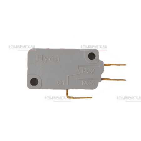 Микропереключатель трехходового клапана (датчика протока) без провода 3 контакта HYDA 125250