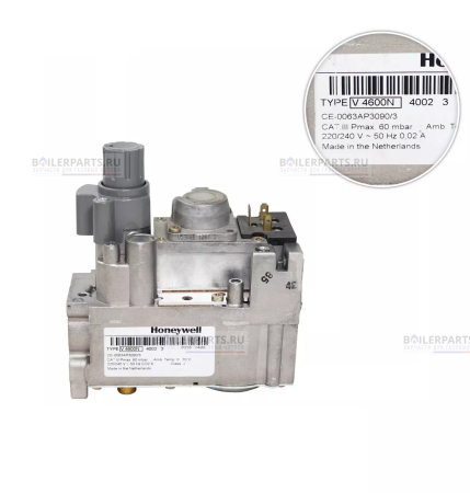 Газовый клапан 6 bar HONEYWELL V4600N4002