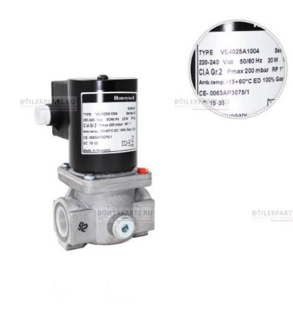 Газовый клапан Rp 1" 6 bar HONEYWELL VE4025A1004