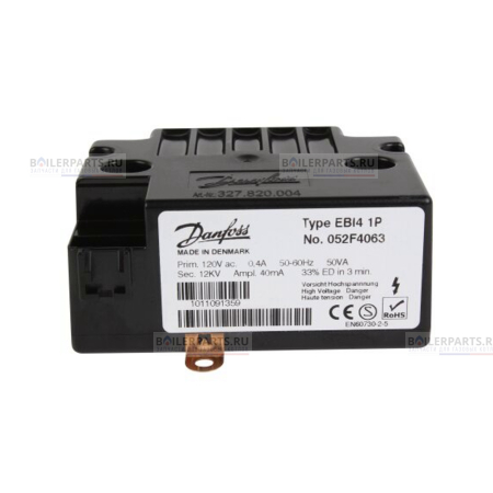 Трансформатор розжига DANFOSS 052F4063