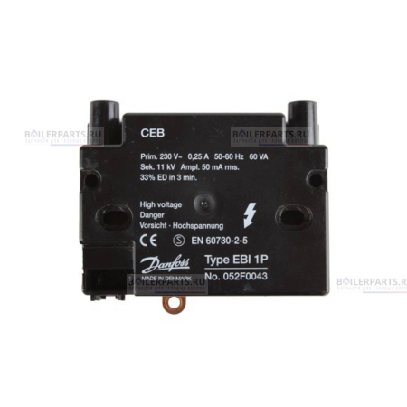 Трансформатор розжига DANFOSS 052F0043