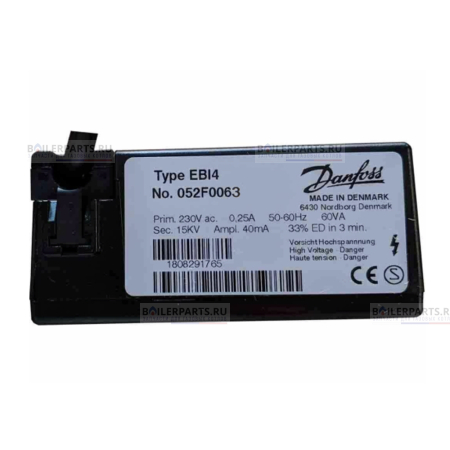 Трансформатор розжига DANFOSS 052F0063