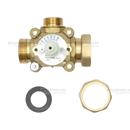 Трехходовой смеситель DN25-8 106x52 для котлов Buderus/Bosch 05354650