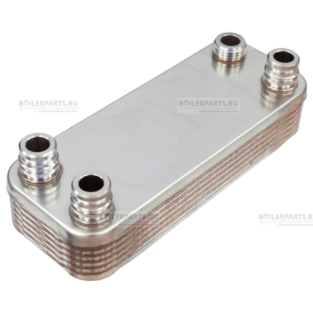 Теплообменник вторичный 190 мм 12 пластин VAILLANT ZILMET 065111