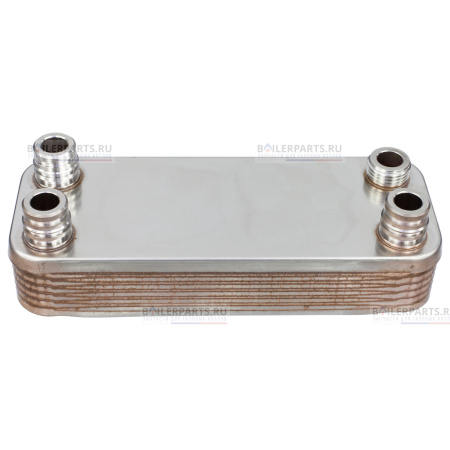 Теплообменник вторичный 190 мм 12 пластин VAILLANT ZILMET 065111