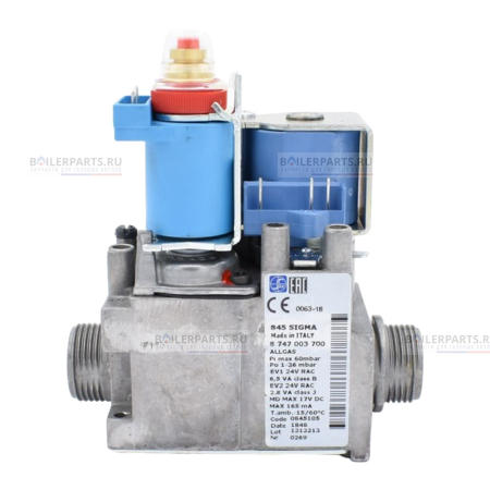 Газовый клапан BOSCH, BUDERUS,  JUNKERS 6 bar SIT 0.845.105