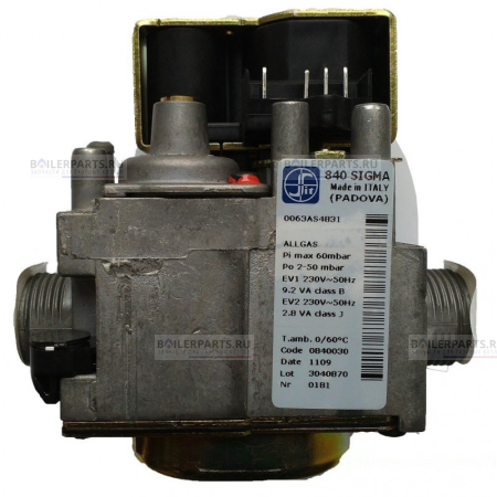 Газовый клапан 6 bar SIT 0.840.030