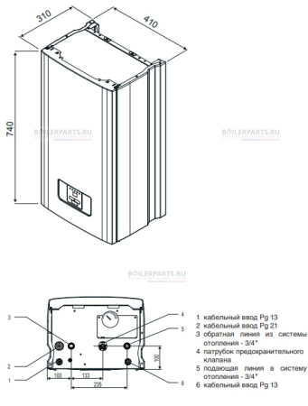 Электрический котёл Cкат 9 KE/14 RAY  PROTHERM  0010023647