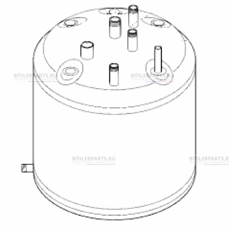 Бак стальной 100 литров VSC 126&amp;amp;196/2-C для котлов Vaillant 0020018743