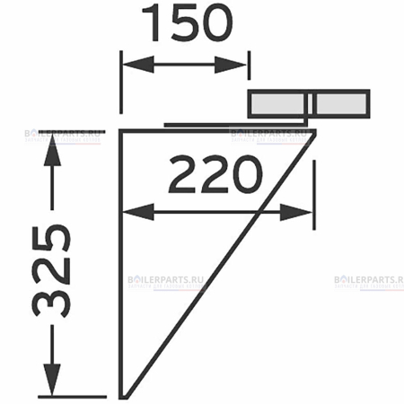 Наружная выносная консоль для котлов Vaillant 0020042749