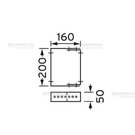 Удлинение крепежа наружной консоли для котлов Vaillant 0020042752