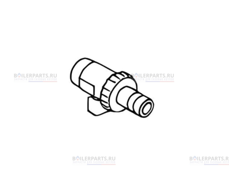 Шаровой кран ZDB 1/2'' 12мм для котлов Protherm 0020044782