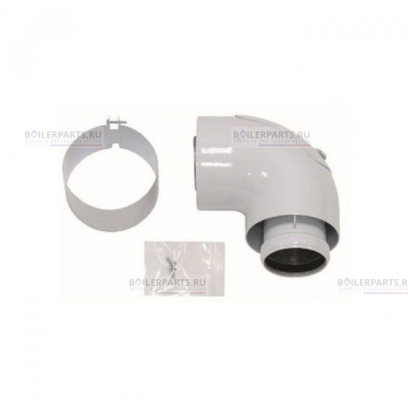 Отвод 90° с инспекционным окном  VAILLANT 60/100 0020188789