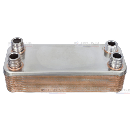 Теплообменник вторичный 190 мм 16 пластин ZILMET 17b1901615