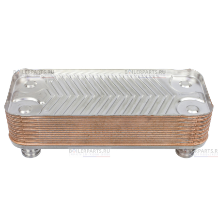 Теплообменник вторичный 190 мм 16 пластин ZILMET 17b1901615