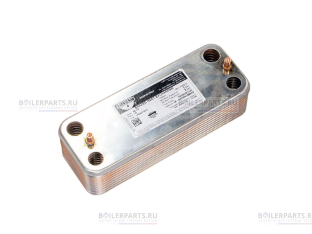 Теплообменник вторичный 207 мм 18 пластин ZILMET 17b2071813