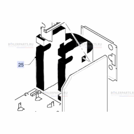 Теплоизолирующий мат для котлов Vaillant 123375