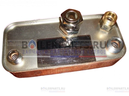 Теплообменник вторичный 190 мм 15 пластин IMMERGAS ZILMET 1.013430