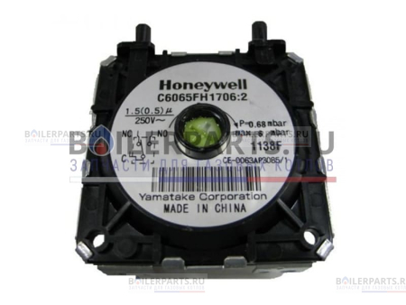 Прессостат (пневмореле) реле давления воздуха HONEYWELL 0.4-6 mBar BAXI 628630