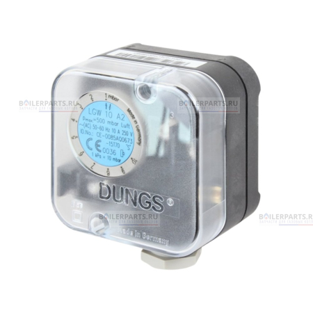 Датчик давления воздуха LGW 10 A2 DUNGS 1-10 mBar 272336