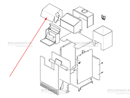 Изоляция выхлопного коллектора для котлов Vaillant 295569