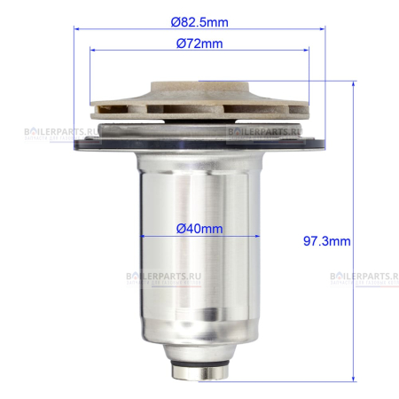 Якорь циркуляционного насоса GRUNDFOS 4071016