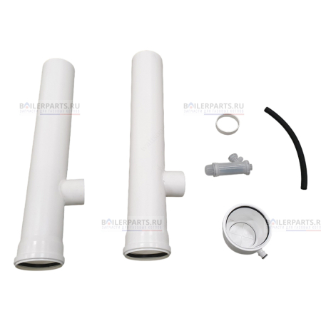 Дымоотв. комплект полипропиленовый для 2-х котлов 160 мм  7107152