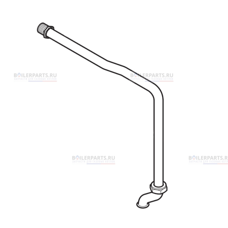 Трубка газовая BAXI 767375100