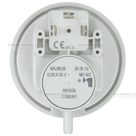 Прессостат (пневмореле) реле давления воздуха HUBA CONTROL 26/18 Pa BOSCH, JUNKERS 87160127530