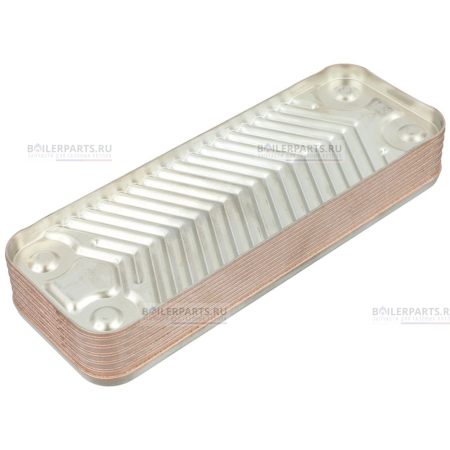 Теплообменник вторичный 207 мм 12 пластин MOGUCHI ZILMET MG08020002