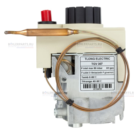 Газовый клапан Rp 1/2" 300 bar TLONG ELECTRIC TGV307