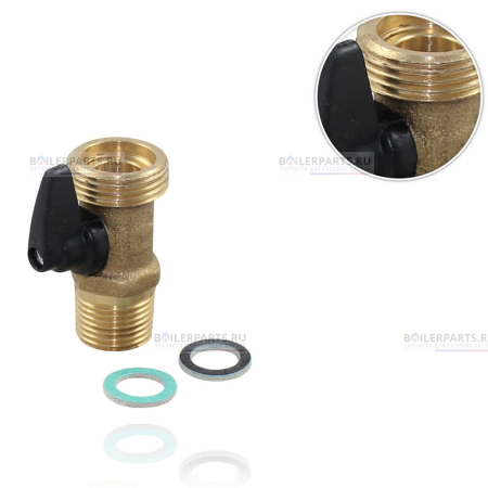 Кран сливной G1/2 X G3/4 FERROLI 36900700