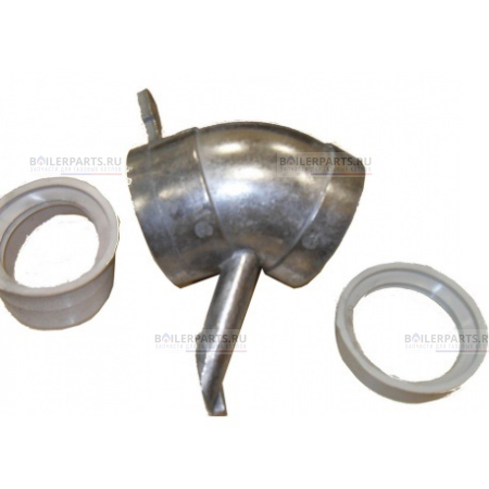 Патрубок дымоотводящий с уплотнением для котлов Ferroli 39817990