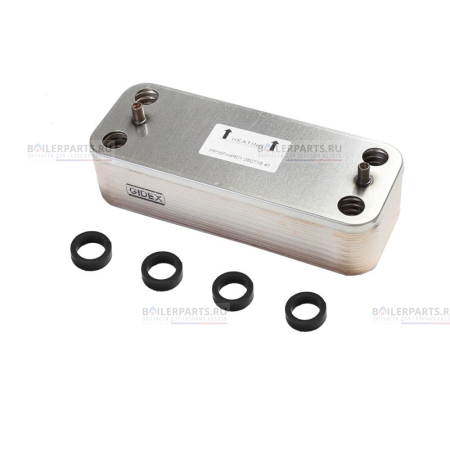 Теплообменник вторичный 190 мм 16 пластин FERROLI ZILMET 39835630